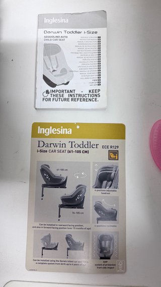 Base Isofix + Silla Grupo 1 Inglesina 61-105 cm