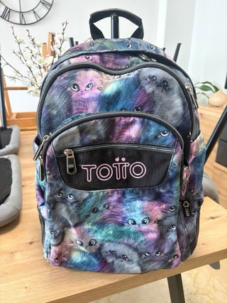 Mochila Totto Gatitos Galaxia