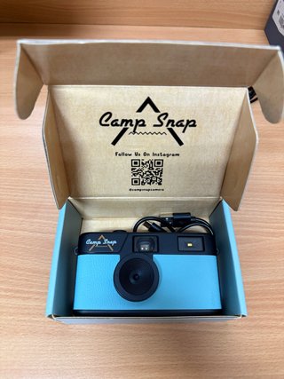 Cámara Camp Snap Digital/Analogica Azul