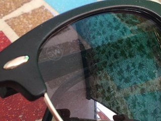 Gafas de sol Club Master negras y verdes