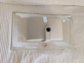 Lavabo porcelana blanco 81x46