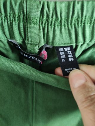 Pantaloni in cotone elasticizzati