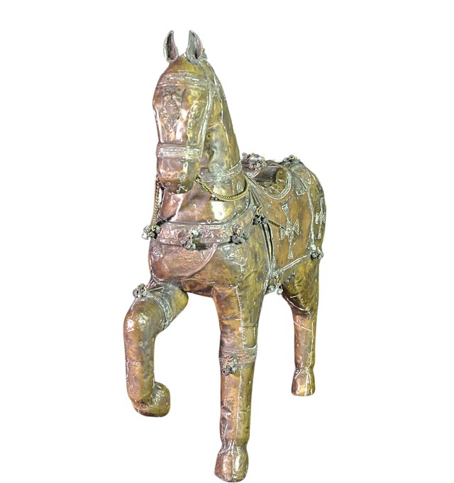 Caballo Metal Estilo Indio Tradicional