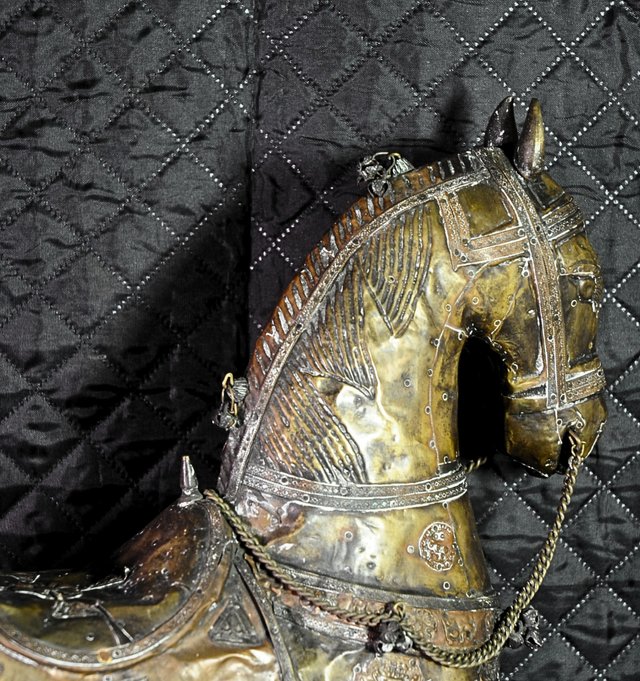 Caballo Metal Estilo Indio Tradicional