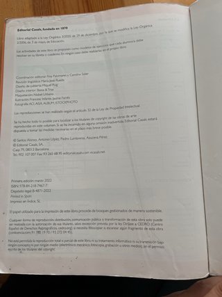 Lengua castellana y literatura 1, Le Bachillerato