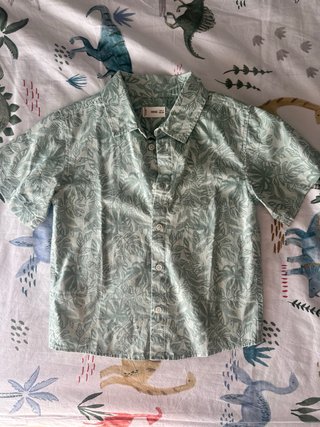 Camisa Mango niño hawaiana