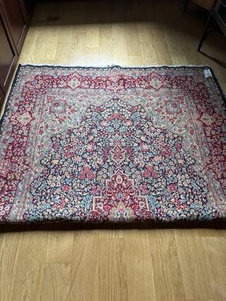 Tappeto Persiano Lana Blu e Rosso