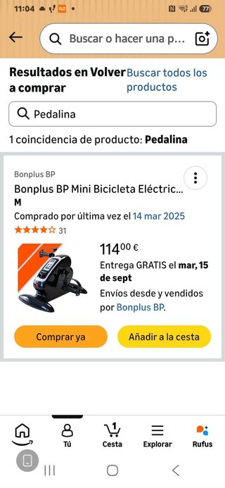 Mini Bicicleta Eléctrica Estática