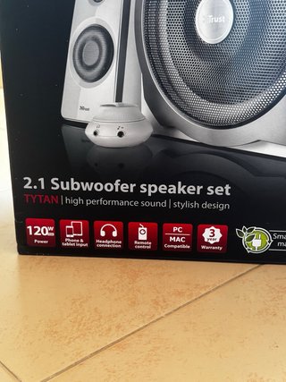 Trust 2.1 Subwoofer Speaker Set TYTAN