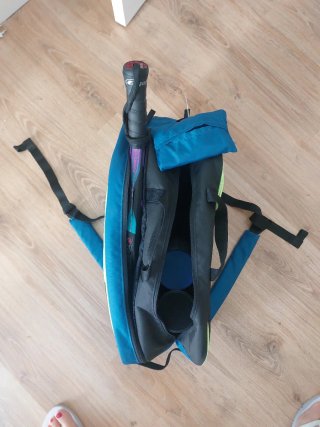 Raqueta pádel + bolsa + 2 botes pelotas