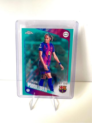 Carta Salma Paralluelo /199 - Topps Chrome Womens