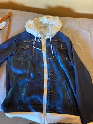 Chaqueta efecto tejana estilo sport