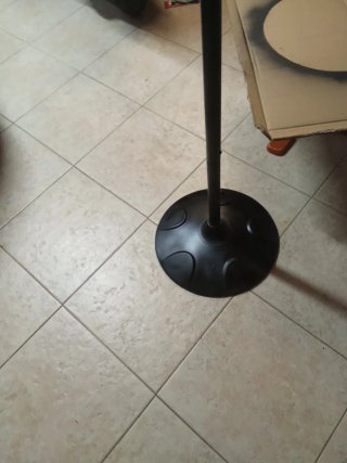 Estufa de pie exterior como nueva