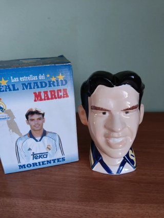 Taza Real Madrid Morientes NUEVA en su caja