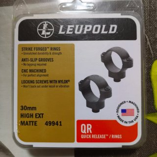 Bases y anillas Leupold 30mm