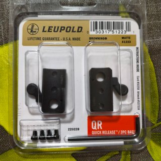 Bases y anillas Leupold 30mm