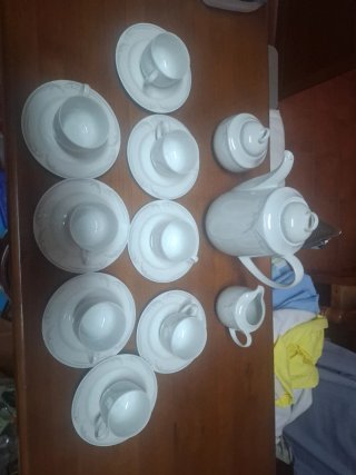 Juego de café de porcelana