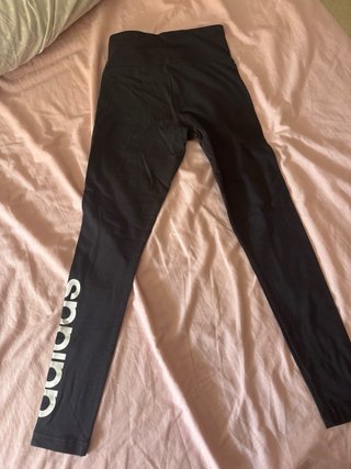 Mallas Adidas Negras Logo