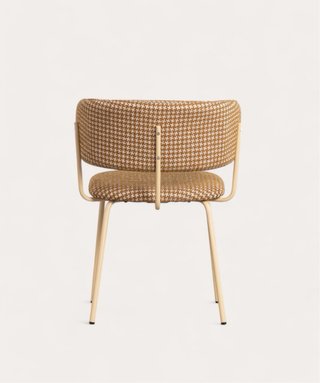 Pack 2 Sillas Comedor Tela y Metal
