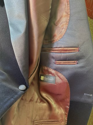 Chaqueta de terciopelo negra