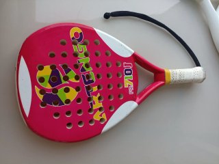 Pala pádel Artengo Junior PR710J 28mm fucsia