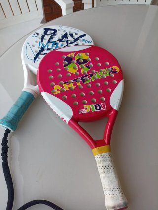 Pala pádel Artengo Junior PR710J 28mm fucsia