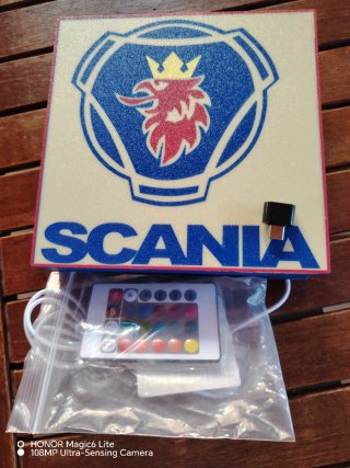 Logo Scania Luminoso LED