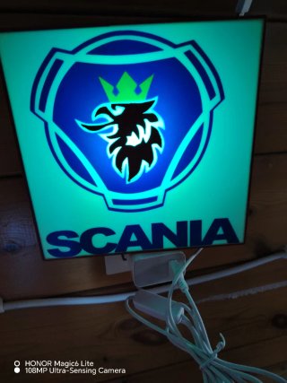 Logo Scania Luminoso LED