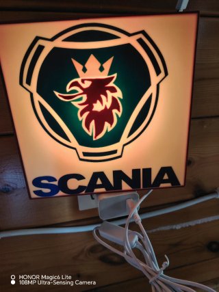 Logo Scania Luminoso LED