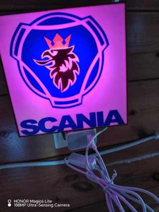 Logo Scania Luminoso LED