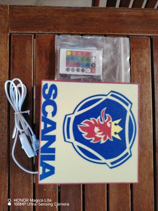 Logo Scania Luminoso LED