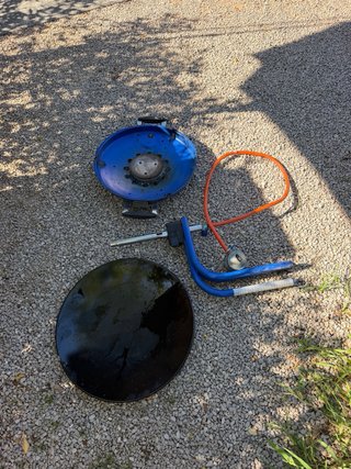 Barbacoa Cadac Gas Negra y Azul