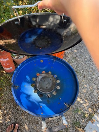 Barbacoa Cadac Gas Negra y Azul