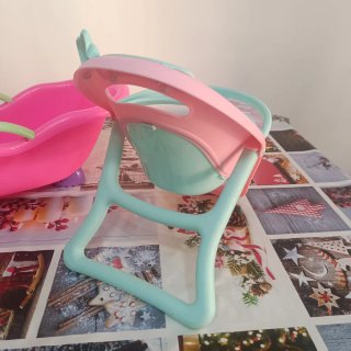 Trona, Portabebés y Bañera para muñecas