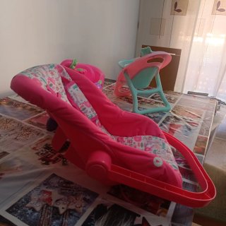 Trona, Portabebés y Bañera para muñecas
