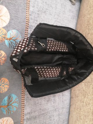 Bolsa para mascotas con lunares