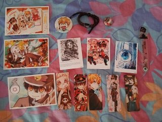 mangas hanako + papelería regalo