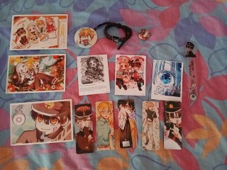 mangas hanako + papelería regalo