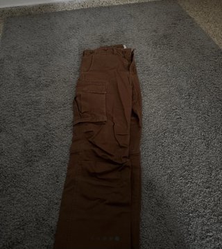 Pantalones cargo MNML marrón chocolate talla 31