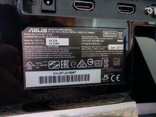 Monitor ASUS VX239H 23” Full HD