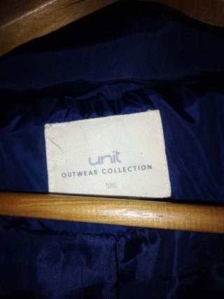 Chaqueta acolchada Unit azul talla 48