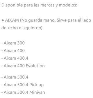 Transmisión Eje Izq/Der Aixam 1997-2004 Mega 1