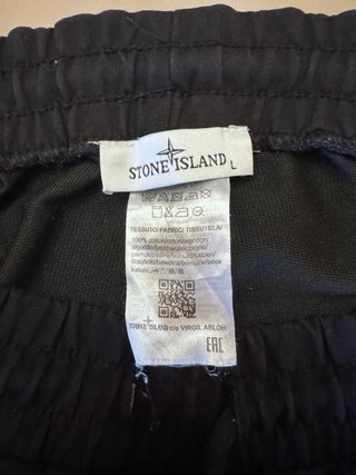 Pantalón Stone Island Negro Cargo
