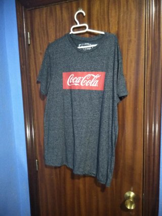 Camiseta Coca-Cola Gris Talla L