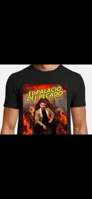 4 Camisetas Juan Dávila El Palacio del Pecado