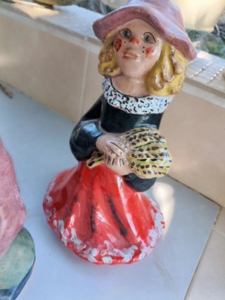 3 Figuras vintage de cerámica m.l campoy