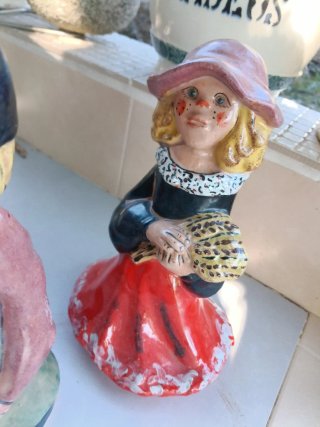 3 Figuras vintage de cerámica m.l campoy