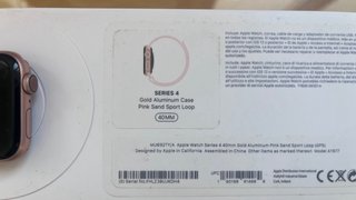 Apple Watch Series 4 40mm Rosa Arena