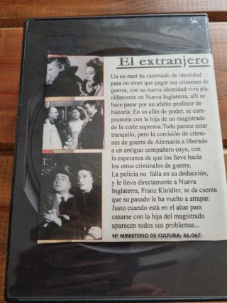 DVD El Extranjero (Orson Welles)