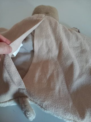 Peluche para guardar pijama